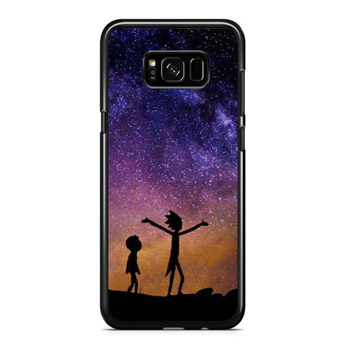 Rick And Morty Space Nebula Samsung Galaxy S8 / S8 Plus / Note 8 Case Cover