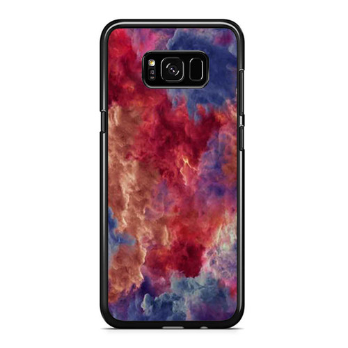 Red & Blue Smoke Cloud Samsung Galaxy S8 / S8 Plus / Note 8 Case Cover