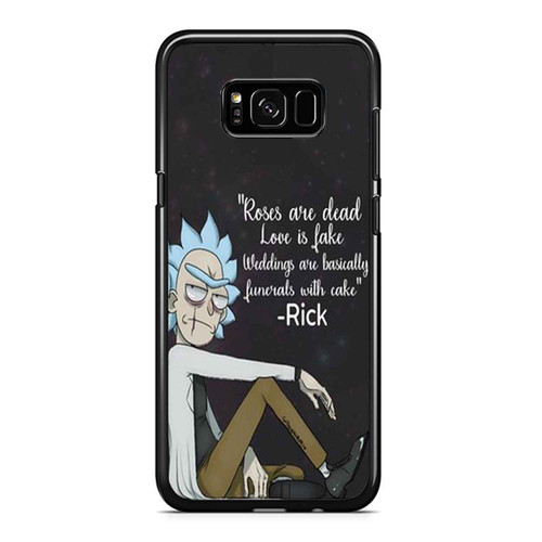 Quote Rick And Morty Samsung Galaxy S8 / S8 Plus / Note 8 Case Cover