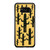 Linocut Cactus Pattern Printed Samsung Galaxy S8 / S8 Plus / Note 8 Case Cover