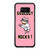 Geology Rocks Science Cat Lab Pink Samsung Galaxy S8 / S8 Plus / Note 8 Case Cover