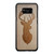 Deer Head Wooden Screen Print Samsung Galaxy S8 / S8 Plus / Note 8 Case Cover
