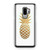 White Gold Pineapple Wallpaper Samsung Galaxy S9 / S9 Plus Case Cover