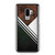 Green Stripes White Geometric Faux Wood Samsung Galaxy S9 / S9 Plus Case Cover