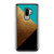 Gold Leather Black Turquoise Design Samsung Galaxy S9 / S9 Plus Case Cover