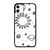 Black And White Space Drawings iPhone 11 / 11 Pro / 11 Pro Max Case Cover