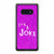 Suicide Squad Joker It'S A Joke Samsung Galaxy S10 / S10 Plus / S10e Case Cover