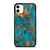 Aqua Turquoise Stone Graphic iPhone 11 / 11 Pro / 11 Pro Max Case Cover