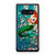 Ariel Flex Liquid Glitter Disney The Little Mermaid Green Pink Love Hearts Samsung Galaxy S10 / S10 Plus / S10e Case Cover