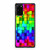 Rainbow Ombre Box Squares Print Pattern Samsung Galaxy S20 / S20 Fe / S20 Plus / S20 Ultra Case Cover