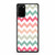 Pastel Chevron Wave Stripes Pattern Samsung Galaxy S20 / S20 Fe / S20 Plus / S20 Ultra Case Cover