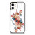 White Marble Floral iPhone 12 Mini / 12 / 12 Pro / 12 Pro Max Case Cover