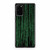 Matrix Computer Binary Green Samsung Galaxy S20 / S20 Fe / S20 Plus / S20 Ultra Case Cover