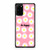 Daisy Flower Pattern With Be Happy Quote Cute Tumblr Pink Samsung Galaxy S20 / S20 Fe / S20 Plus / S20 Ultra Case Cover
