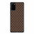 Brown Lv Louis Vuitton Samsung Galaxy S20 / S20 Fe / S20 Plus / S20 Ultra Case Cover