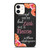 Though She Be But Little She Is Fierce Chalkboard Flower Pink Graduate Shakespeare Quote iPhone 12 Mini / 12 / 12 Pro / 12 Pro Max Case Cover