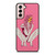 Skull Face Woman Pink Sexy Samsung Galaxy S21 / S21 Plus / S21 Ultra Case Cover