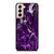 Purple & Silver Marble Textures Samsung Galaxy S21 / S21 Plus / S21 Ultra Case Cover