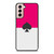 Kate Spide Pink White Samsung Galaxy S21 / S21 Plus / S21 Ultra Case Cover