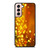 Gold Blurred Background Christmas Lights Samsung Galaxy S21 / S21 Plus / S21 Ultra Case Cover
