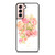 Flower Roses Green Pink And Trendy Style Samsung Galaxy S21 / S21 Plus / S21 Ultra Case Cover