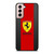 Ferrari Logo Red Carbon Samsung Galaxy S21 / S21 Plus / S21 Ultra Case Cover