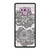 White Wood Flower Paisley 2 Samsung Galaxy Note 9 Case Cover