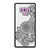 White Wood Flower Paisley 1 Samsung Galaxy Note 9 Case Cover