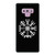Vegvisir Viking Compass White Black Symbol Samsung Galaxy Note 9 Case Cover