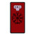 Vegvisir Viking Compass Black Red Symbol Samsung Galaxy Note 9 Case Cover