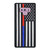 Thin Blue Line Us Flag Police Firefighter Samsung Galaxy Note 9 Case Cover