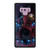The Avengers All Character Infinity War Versus Thanos In Galaxy Versus Deadpool Samsung Galaxy Note 9 Case Cover