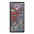 Superman Logo Superhero Cartoon Collage Art Samsung Galaxy Note 9 Case Cover