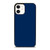 Solid Color Navy Blue iPhone 12 Mini / 12 / 12 Pro / 12 Pro Max Case Cover
