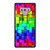 Rainbow Ombre Box Squares Print Pattern Samsung Galaxy Note 9 Case Cover