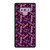 Dragonfly Pattern Purple Samsung Galaxy Note 9 Case Cover