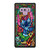 Disney Lilo And Stitch Stained Glass Fan Art Samsung Galaxy Note 9 Case Cover
