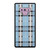 Designer Blue Plaid Samsung Galaxy Note 9 Case Cover