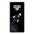 Black Rocket In Space Samsung Galaxy Note 9 Case Cover