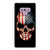 American Flag Skull Skeleton Samsung Galaxy Note 9 Case Cover