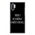 You Know Nothing Jon Snow Game Of Thrones Samsung Galaxy Note 10 / Note 10 Plus Case Cover