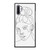 Woman Head Lineart Illustration Samsung Galaxy Note 10 / Note 10 Plus Case Cover