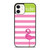 Preppy Flamingo iPhone 12 Mini / 12 / 12 Pro / 12 Pro Max Case Cover