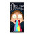 Rick And Morty Adventure Good Bye Moonman Funny Parody Samsung Galaxy Note 10 / Note 10 Plus Case Cover