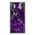 Purple & Silver Marble Textures Samsung Galaxy Note 10 / Note 10 Plus Case Cover