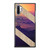 Mountain Sunset X Diagonal Striped Wood Design Samsung Galaxy Note 10 / Note 10 Plus Case Cover