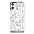 One Line Drawing Abstract iPhone 12 Mini / 12 / 12 Pro / 12 Pro Max Case Cover