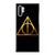 Deathly Hellow Gold Harry Potter Fandom Symbols Samsung Galaxy Note 10 / Note 10 Plus Case Cover
