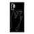 Black And White Minimalist Abstract Art Painting Face Samsung Galaxy Note 10 / Note 10 Plus Case Cover