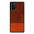 Walnut Brown & Cider Orange Wallpaper Samsung Galaxy Note 20 / Note 20 Ultra Case Cover